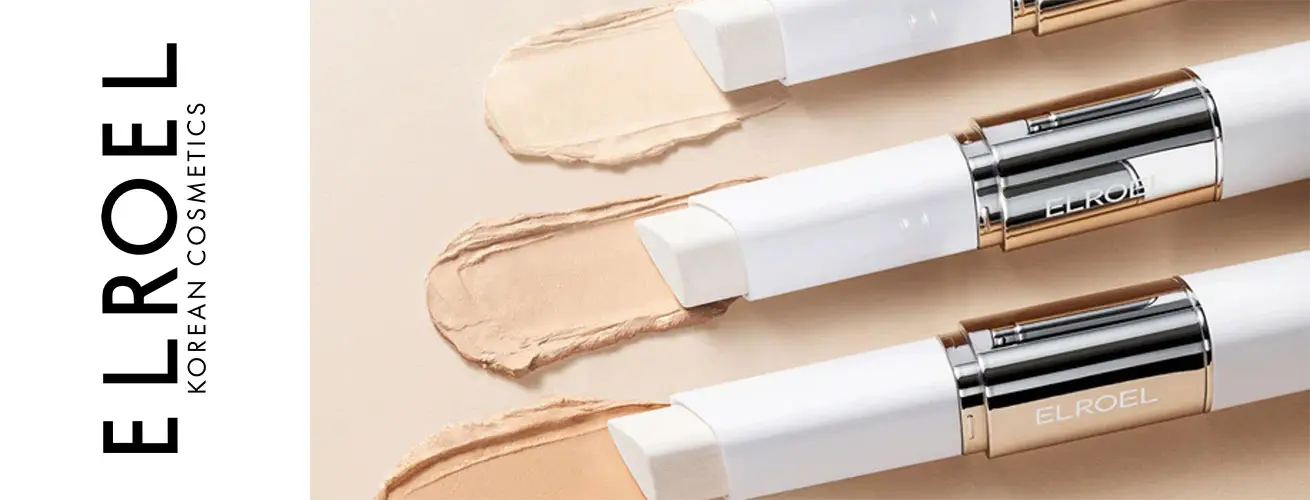 Elroel Stick Foundation – کرم پودر استیکی الروئل با پوشش طبیعی و سبک
