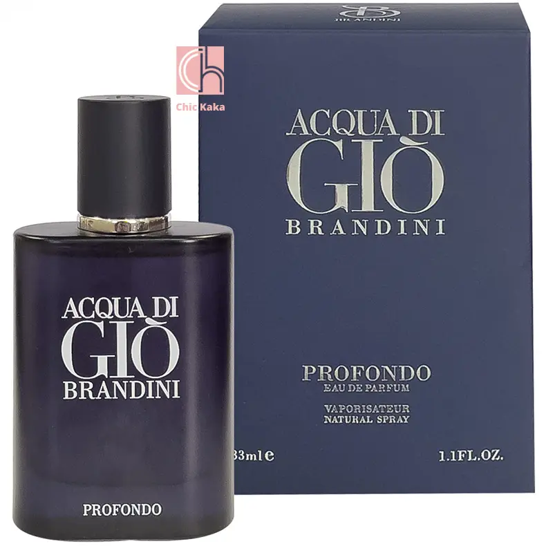 عطر ادکلن برندینی اکوا دی جیو پروفوندو مردانه Acqua Di Gio Profondo حجم 33 میلی لیتر