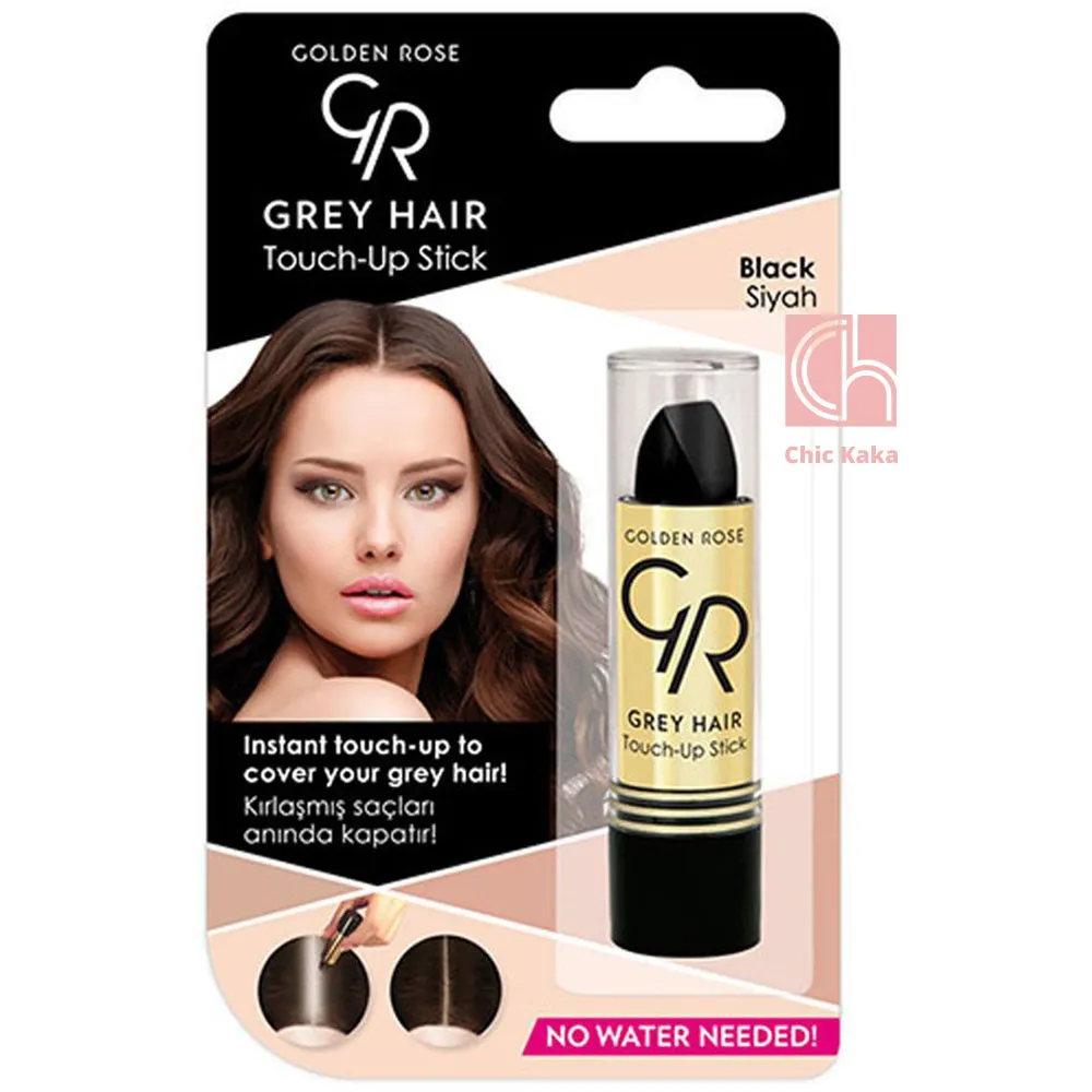 استیک پوشاننده موی سفید Touch-Up کد مشکی 01 Black | رفع فوری سفیدی مو بدون رنگ کردن