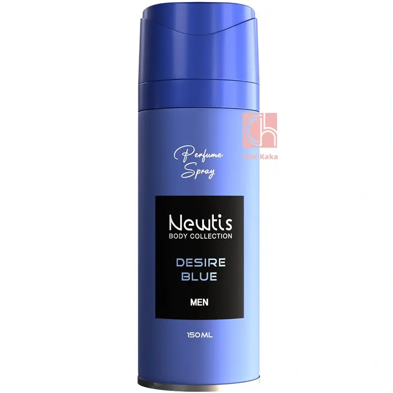 اسپری خوشبو کننده بدن مردانه دیزایر بلو نیوتیس | رایحه خنک و ماندگار