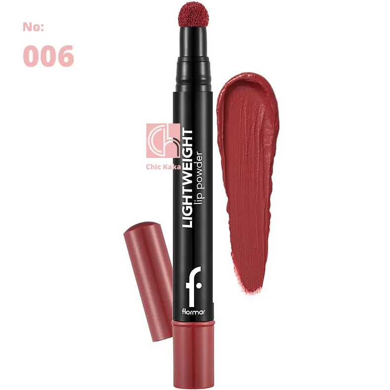 رژ لب پودری پد دار لایت‌ ویت کد 006 Precious | Moisturizing Lip Powder | مات مخملی و سبک