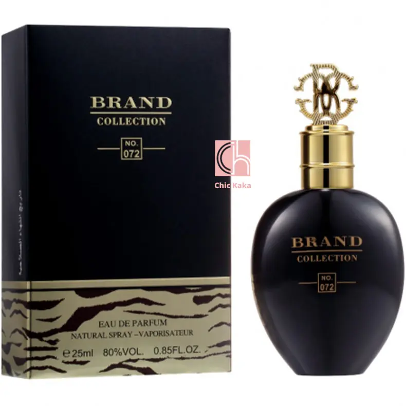 عطر 25 میل برند کالکشن کد 072 مشابه روبرتو کاوالی نرو اسولوتو | Brand Collection 072
