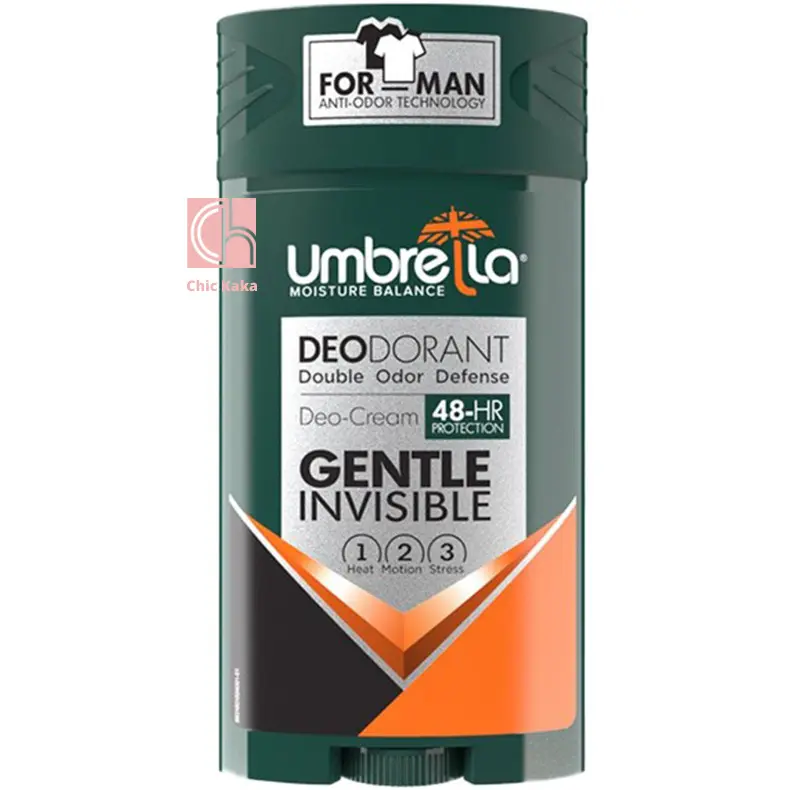 استیک ضد تعریق مردانه آمبرلا مدل Gentle Invisible حجم 90 میلی لیتر | محافظت 48 ساعته بدون ایجاد لک
