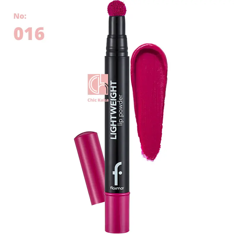 رژ لب پودری پد دار لایت‌ ویت کد 016 Bravegirl | Moisturizing Lip Powder | مات مخملی و سبک