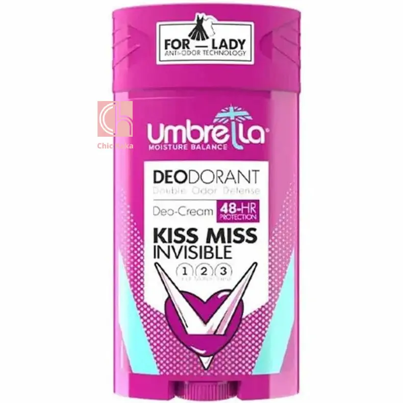استیک ضد تعریق زنانه آمبرلا مدل Kiss Miss Invisible حجم 90 میلی لیتر