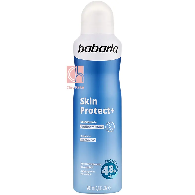 اسپری ضد تعریق زنانه باباریا مدل محافظ پوست Skin Protect حجم 200 میلی لیتر