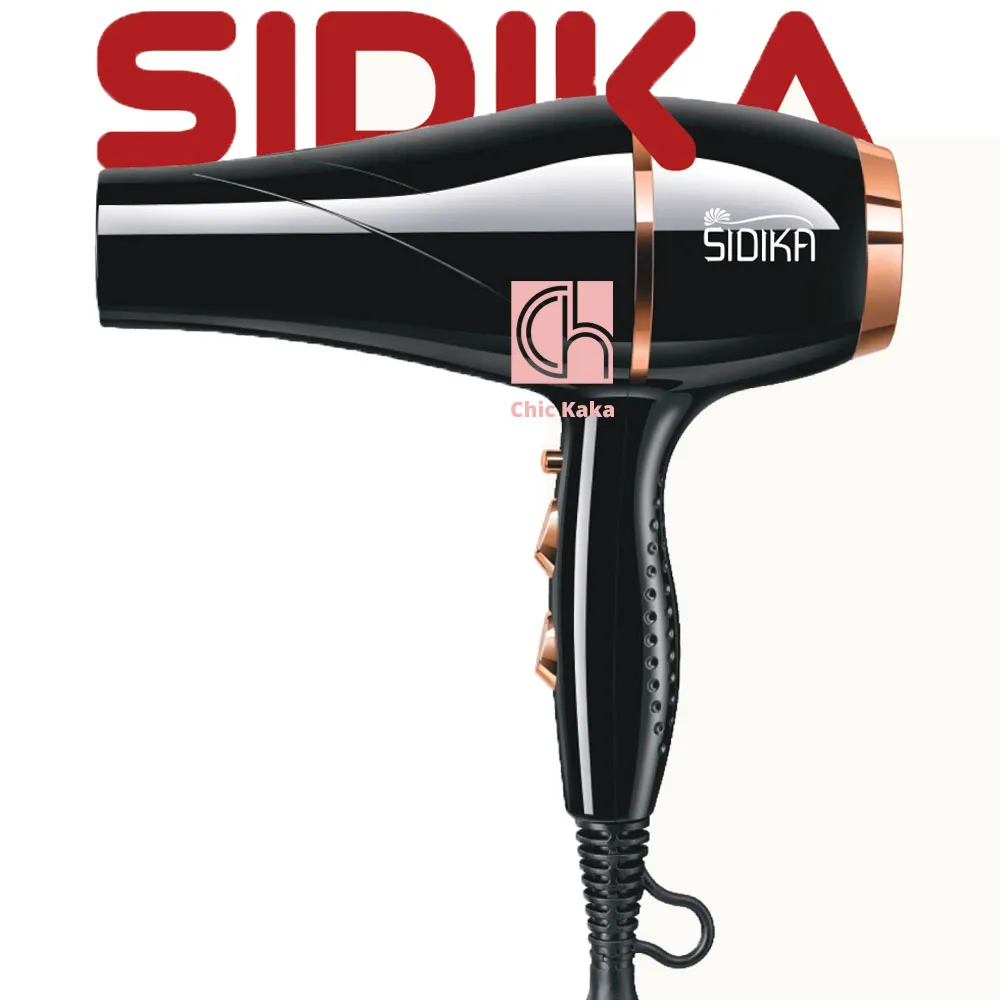 سشوار حرفه‌ای 2400 وات سیدیکا مدل KMS 523 | خشک‌کن قدرتمند با موتور AC و فناوری یونیک