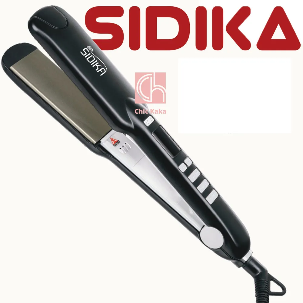 اتو مو حرفه‌ای سیدیکا مدل KMS-909 | صاف‌کننده مو با صفحات سرامیکی و کنترل حرارت