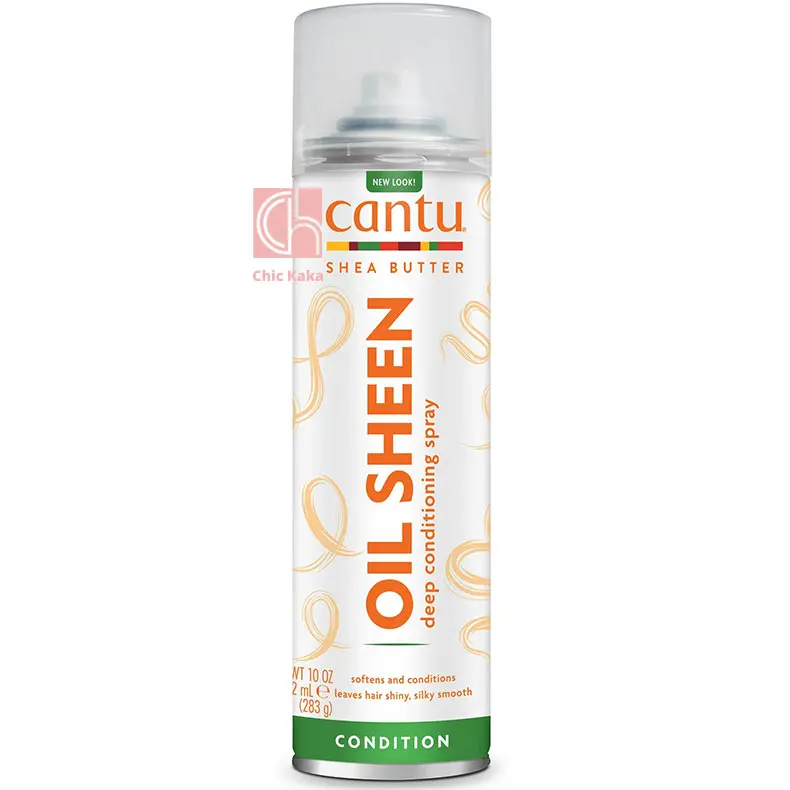 اسپری نرم‌ کننده و براق‌ کننده روغن شی باتر کنتو مدل Oil Sheen Deep Conditioning حجم 283 گرم