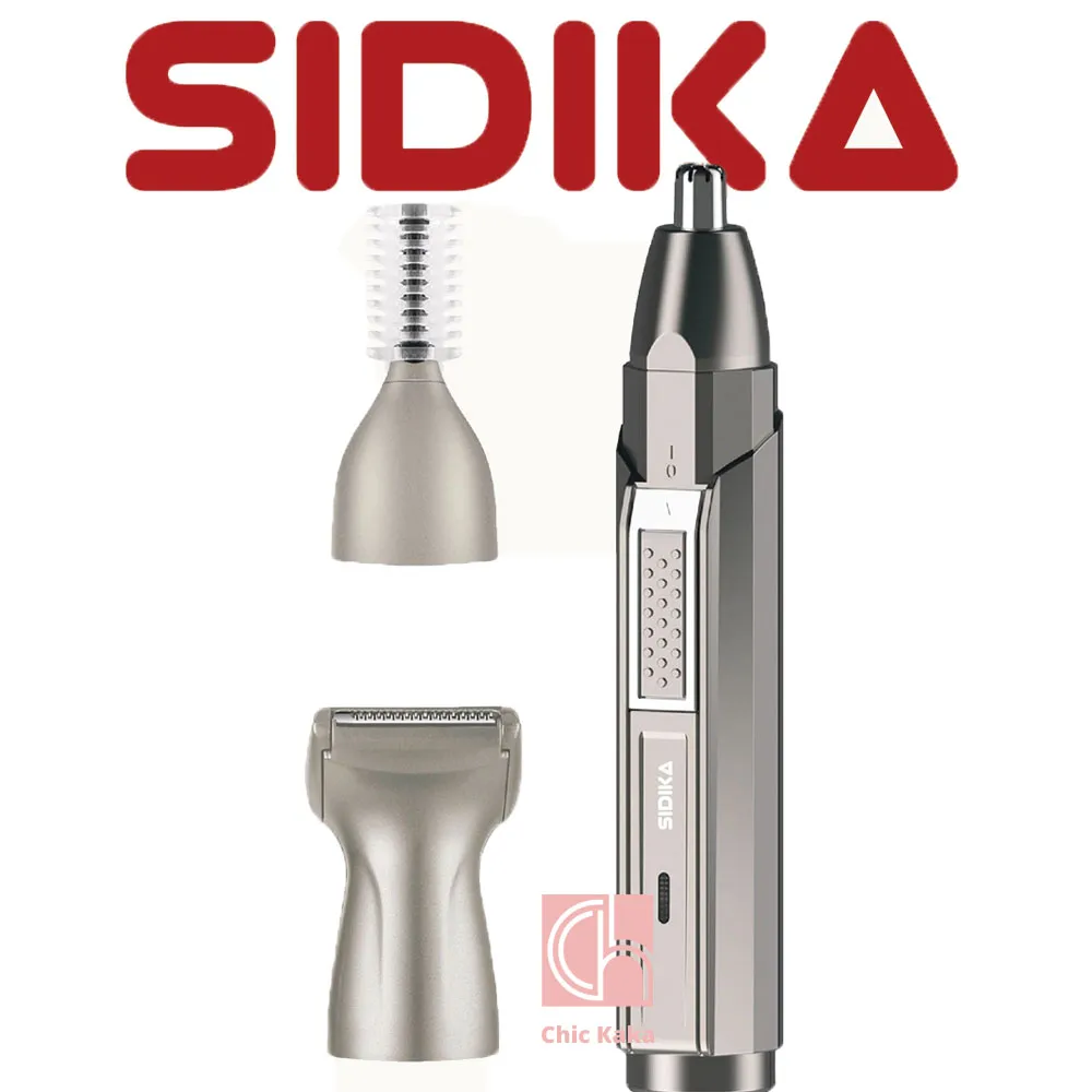 موزر گوش و بینی ۳ کاره سیدیکا مدل SN 9010 | اصلاح دقیق موهای زائد گوش، بینی و ابرو
